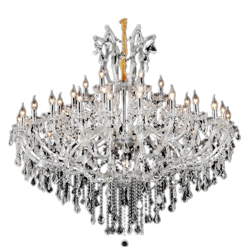 欧式客厅水晶吊灯餐厅卧室灯别墅大厅大型礼酒店宴会所工程非标灯