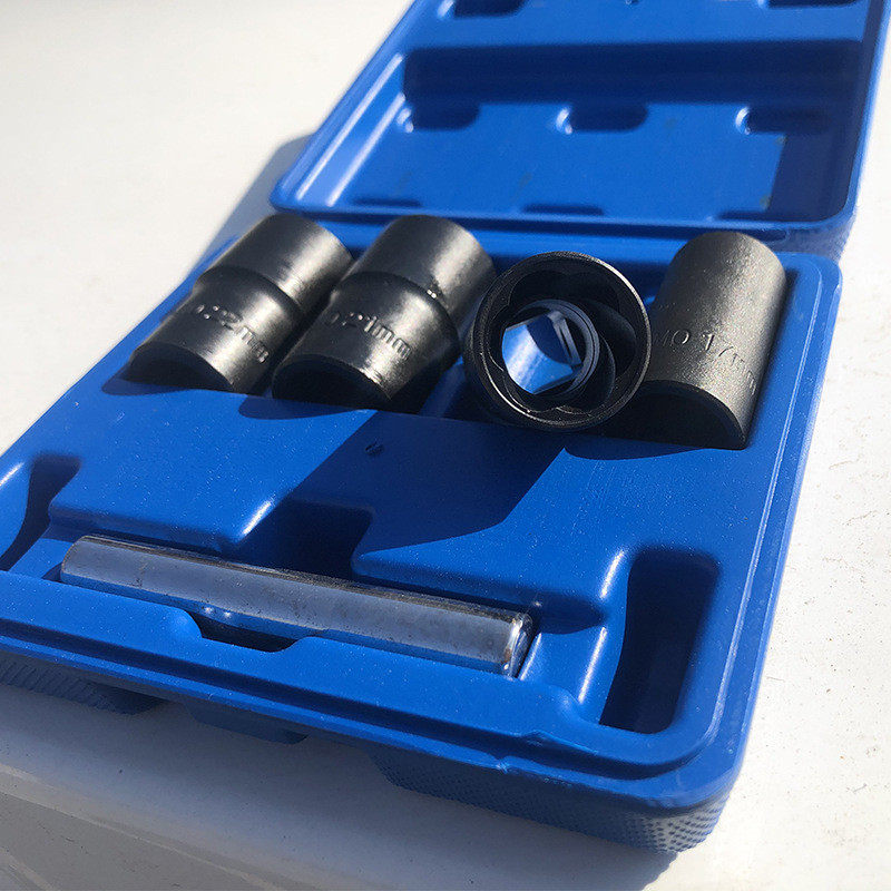 热销骋龙1/2寸铬钼钢反牙套筒4件套气动厂家套筒头汽修工具风炮直