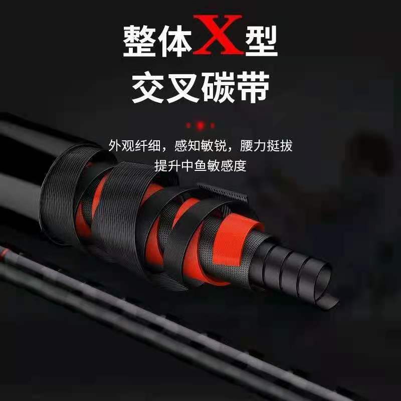 新品灵锐路亚竿直柄枪柄碳素LMLMMH2.131.98-2.44m黄金樟手柄