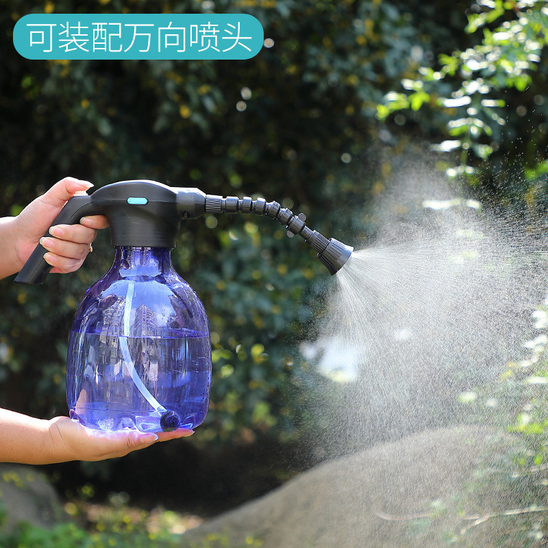 电动喷壶塑料浇花园艺洒水壶喷雾器消毒专用浇水壶洒壶自动喷水壶