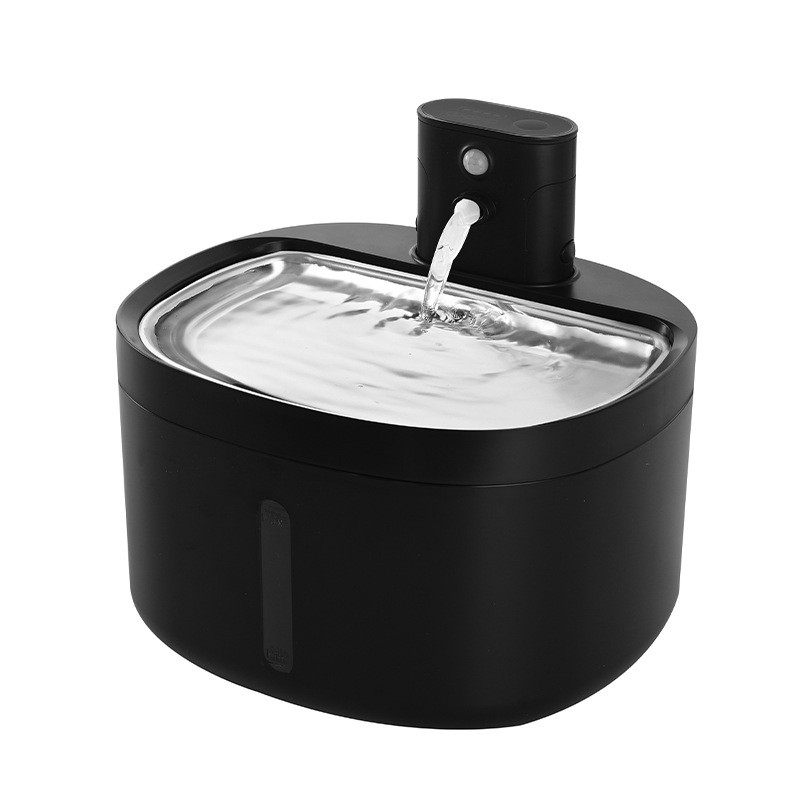 宠物智能饮水机猫咪水电分离活水过滤饮水器水器无线感应喂猫狗