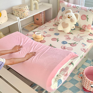 宿舍全包保护套链式90x190床垫罩薄床垫保护罩乳胶床垫罩隔脏拉