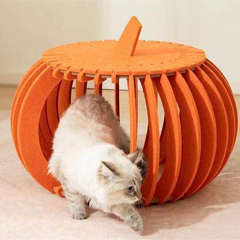 个性猫房子南瓜屋毛网红毡房猫窝四季通用货源