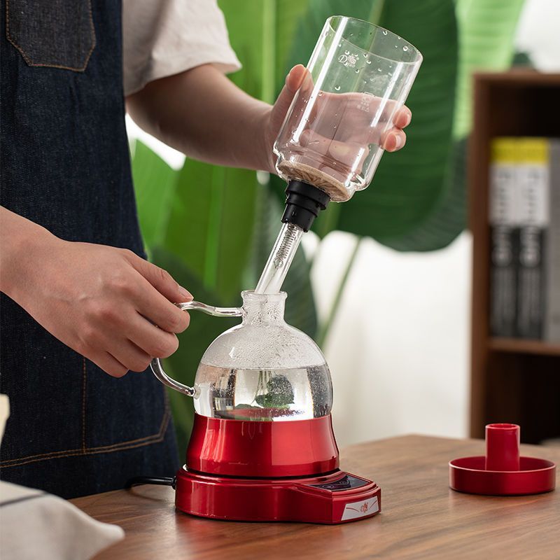 电动虹吸咖啡壶套装咖啡虹吸壶免咖啡过滤纸煮咖啡机送礼套装