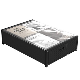 家用床底带轮收纳箱衣服被子床下整理箱卧室床底衣物收纳盒