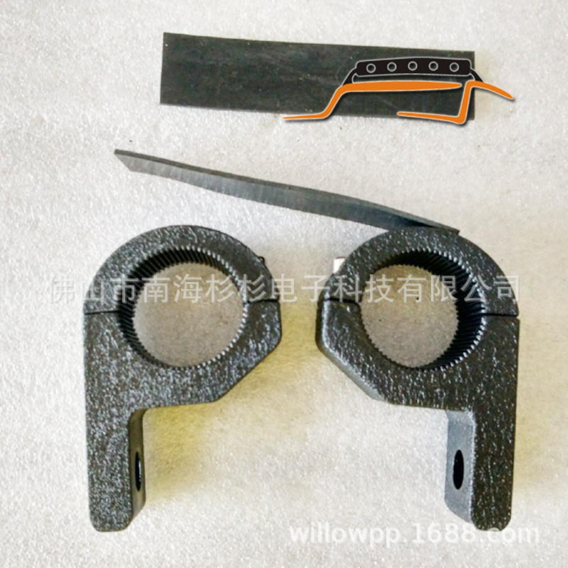 热销1.2”2“圆管支架架车支保险杠顶灯支架雾灯支架圆扣支架