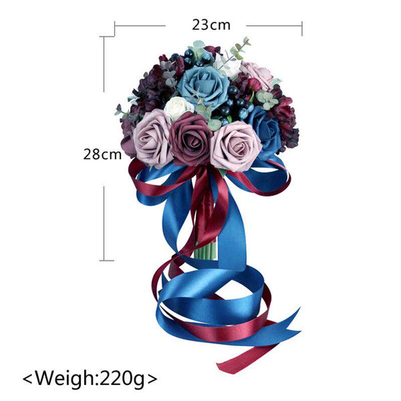 场景布置婚礼新娘手捧花仿真家居装饰花束结婚拍照道具婚庆欧式