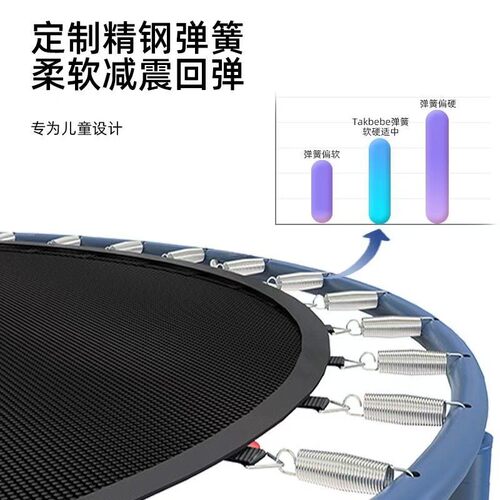 热销德国贝贝塔克takbebe儿童蹦蹦床家用室内宝宝跳跳床小孩弹跳