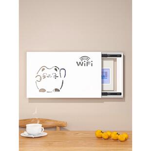 弱电箱装饰遮挡多媒体信息箱网线盒盖板超薄电表箱装饰画免打孔