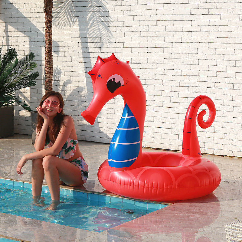 现货供应海马游泳圈加厚pvc批发泳圈水上充气床躺椅成人,运动/瑜伽/健身/球迷用品,游泳圈,淘宝优惠券,粉丝福利购,淘宝优惠卷