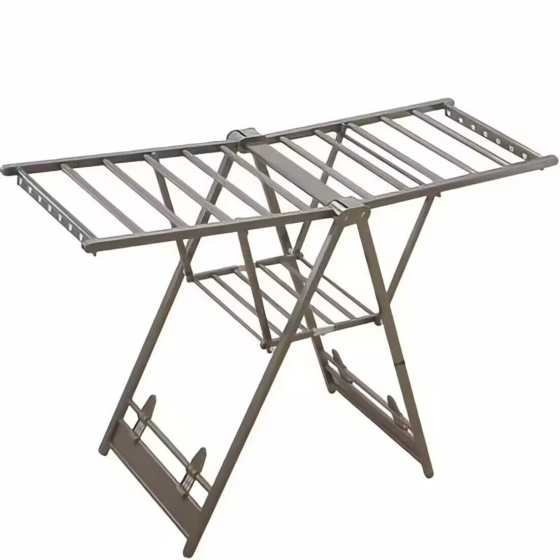 铝合金落地式晾衣架室内户外衣服被子收纳折叠移动可翼型晾晒衣架