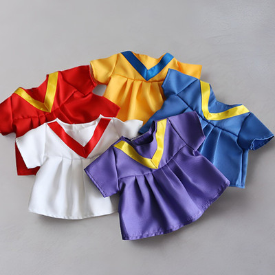 幼稚园毕业公仔袍香港娃衣套装娃娃紫色学士服公仔换装袍衫博士帽