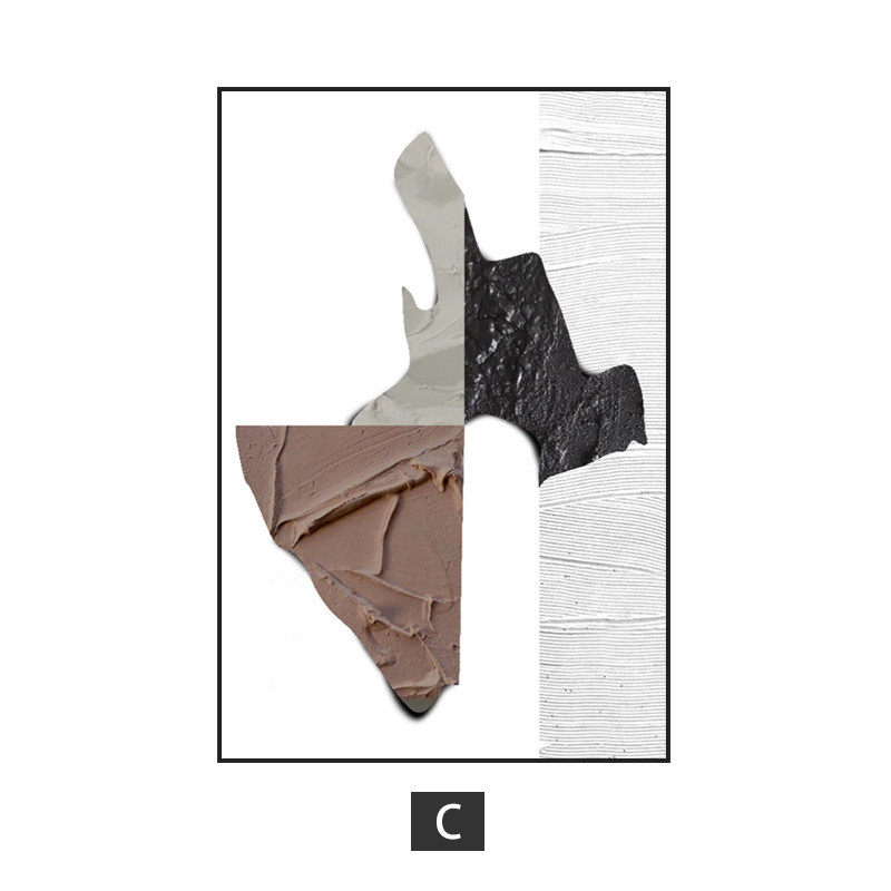 轻奢抽象橙色赤贫侘寂风装饰画客厅餐厅卧室背景墙壁竖版挂画,家居饰品,现代装饰画,淘宝优惠券,粉丝福利购,淘宝优惠卷