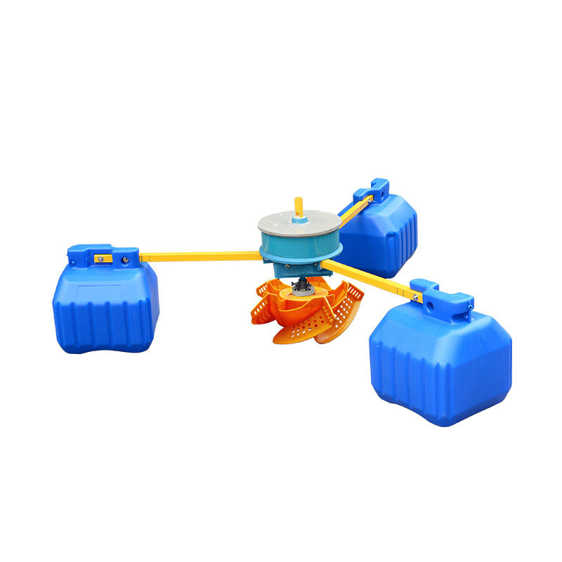 鱼塘叶轮式增氧机养殖增氧机械驱防腐锈直高分子变频鱼塘增氧机