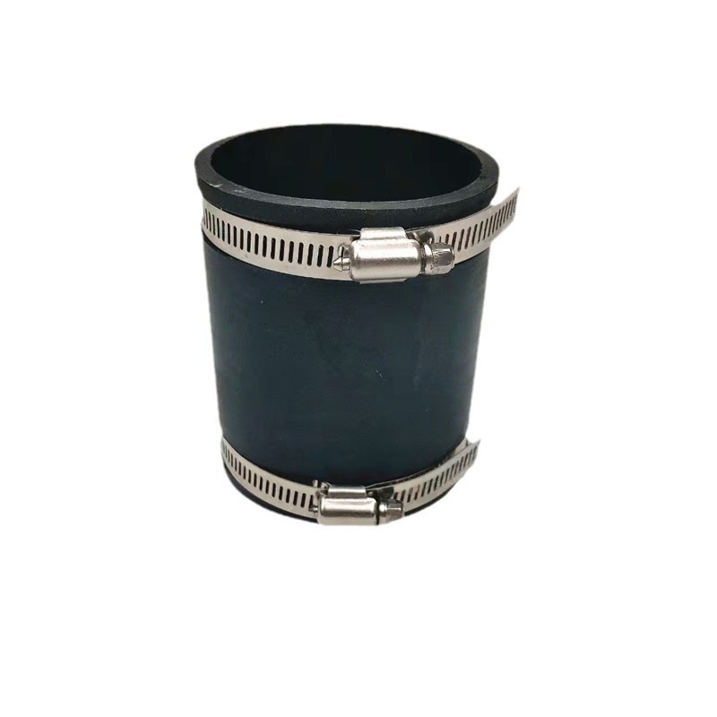 卡箍橡胶橡胶软连接同心变径卡箍式橡胶软接头橡胶喉箍式异径管帽