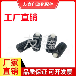 1H德标型弹簧柱塞尼龙销带长冲程闩头定位锁销GN616 ZC204