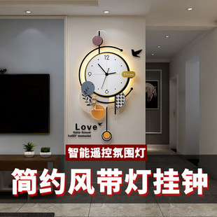 创意网红艺术装 现代简约大气挂钟轻奢客厅挂墙钟表家用时尚 饰时钟
