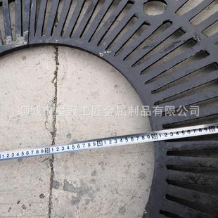 铸铁树池篦子铁艺市政绿化护树板批发圆形格栅板厂家树围子