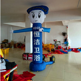 厂家新款充气模型招手卡通气模人婚庆道具广告布景拱门节庆用品
