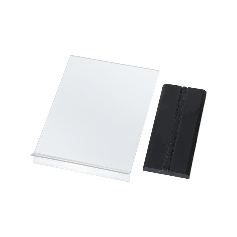 厂家定制亚克力透明立牌商场门店广告资料展示双面桌面有机台卡