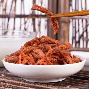 福州特产罗源湾原味猪肉条单瓶肉松肉干香辣味即食零食猪肉丝
