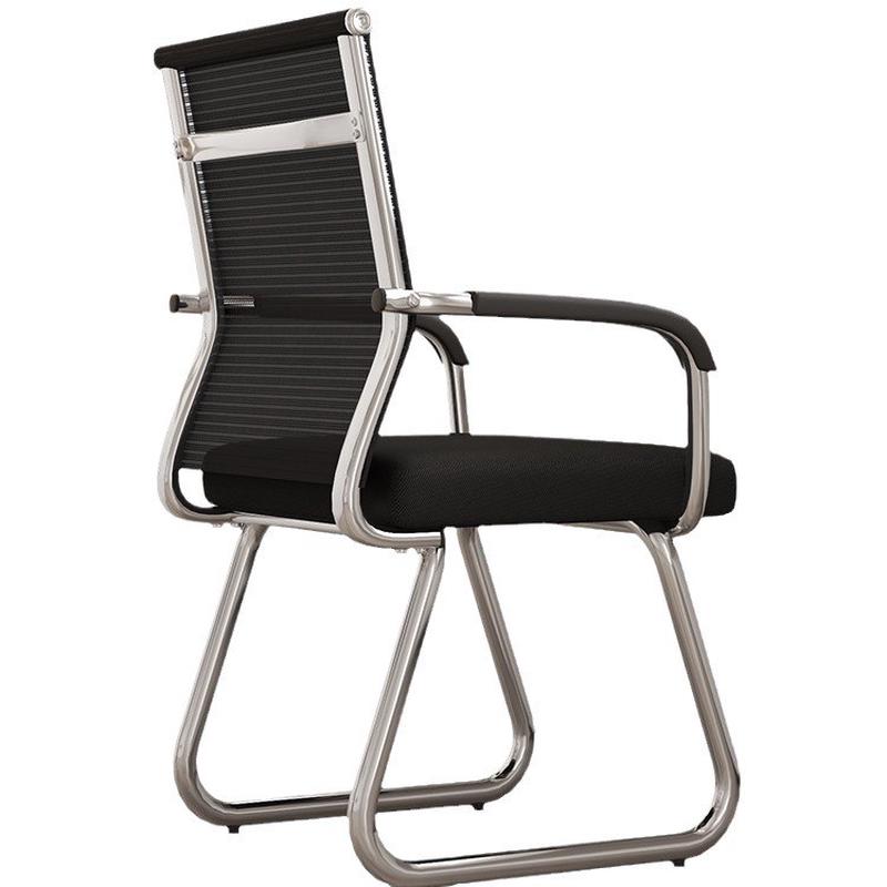 座椅办公椅休闲会议室职员人体工学弓形网背靠椅居家电脑椅靠背凳