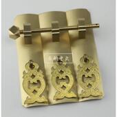 黄铜配件经典 素面拱形顶箱铜复古大套系红木家具顶箱柜铜件批发