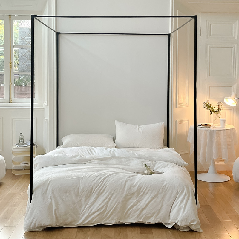 26n定制蚊帐架子家用铝合金支架固定宫廷落地合金配件加厚粗杆子