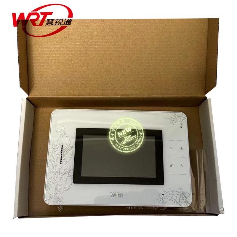 WRT/慧锐通智能楼宇可视对讲系统4.3寸室内分机门铃B5S-801CD8S43