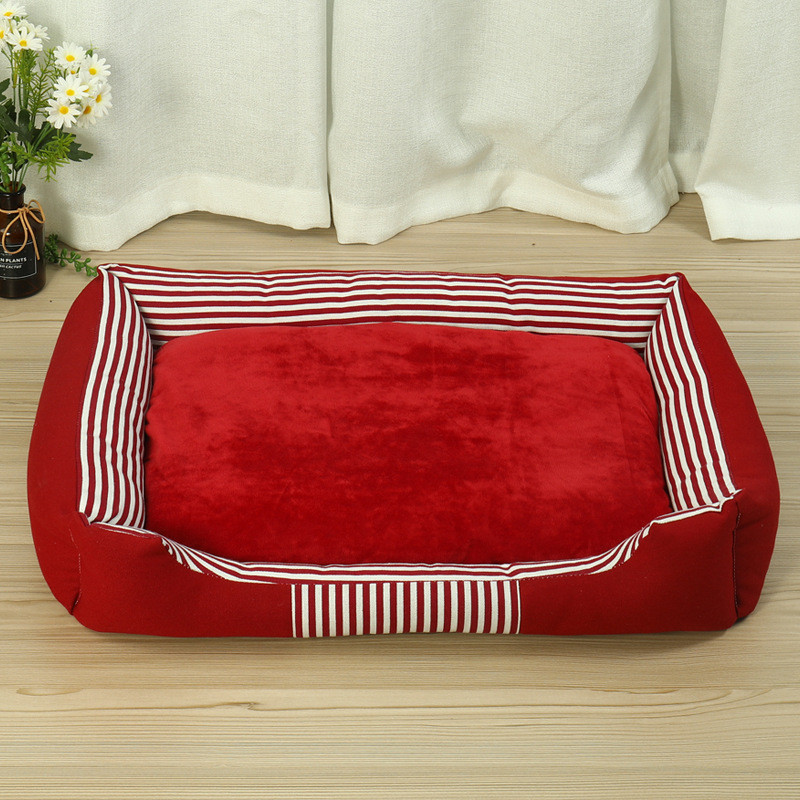 狗床狗窝可拆洗帆布宠物窝猫窝四季通用金毛大型犬狗垫子厂家直销