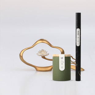 bc10no.3 手工黄铜清雅香器线香香插倒流香香炉大师设计 云起