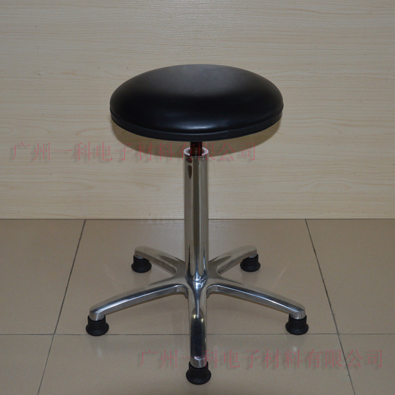 热销pu发泡螺旋升降圆凳 防静电pu椅子升降凳子实验室圆凳皮革现