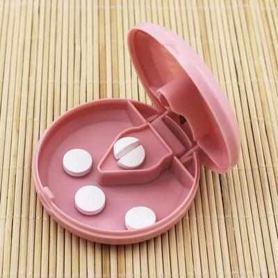 Portable Pill Cutter Splitter Divide Storage Medicine Cut Co