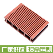 木塑户外地板空心方孔木塑地板厂家供应景观工程塑木地板