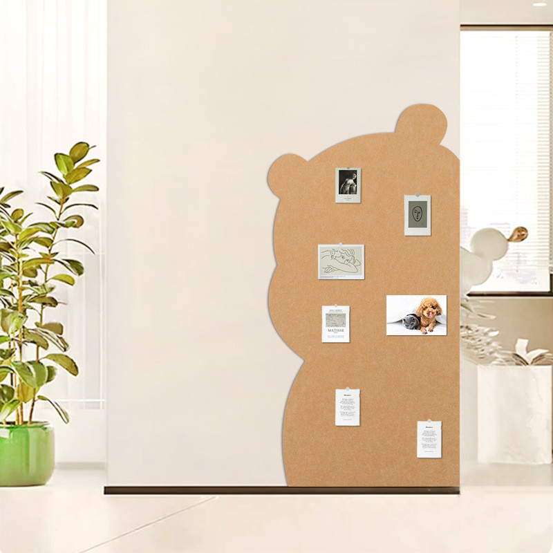 毛毡墙贴ins风毛毡板自粘幼儿园教室公告栏展示软木板照片墙作品