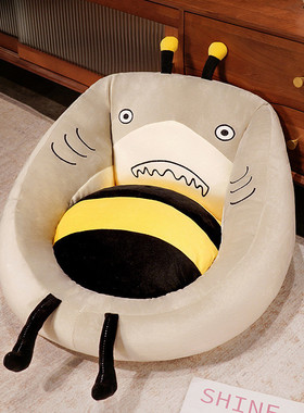 v3fp鲨bee屁垫坐垫地上加厚蒲团儿童阅读区懒人坐墩榻榻米飘窗垫
