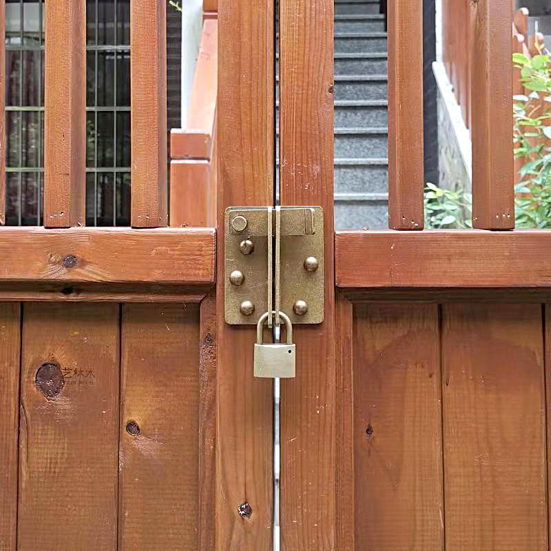 #门扣门锁扣搭扣仿古铜木门挂锁门搭小号门扣锁复古卡扣老式门栓