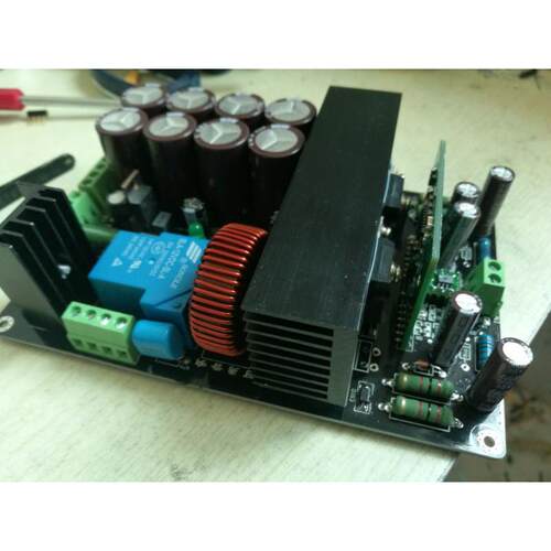 热销发烧d类irs2092s功放1000w4欧烧hifi级欢迎老大功率功放板试