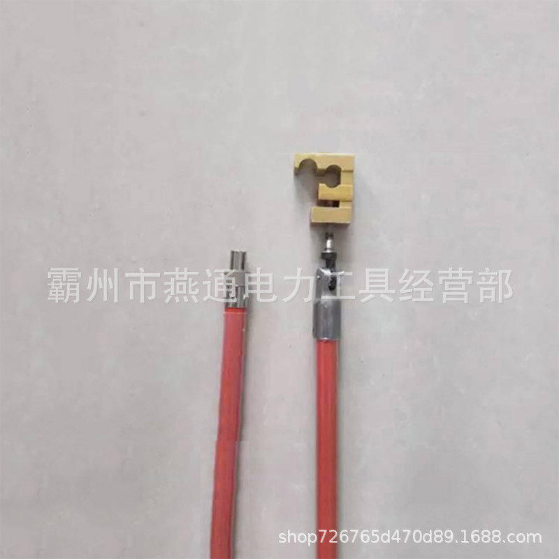 热销zf010507绝缘平头锁杆2.5米玻璃钢操作杆10kv高压多用途锁线