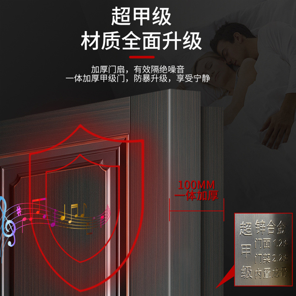 热销永康市防盗门隔音安全门智能入户门进户门防盗门甲级标准门批