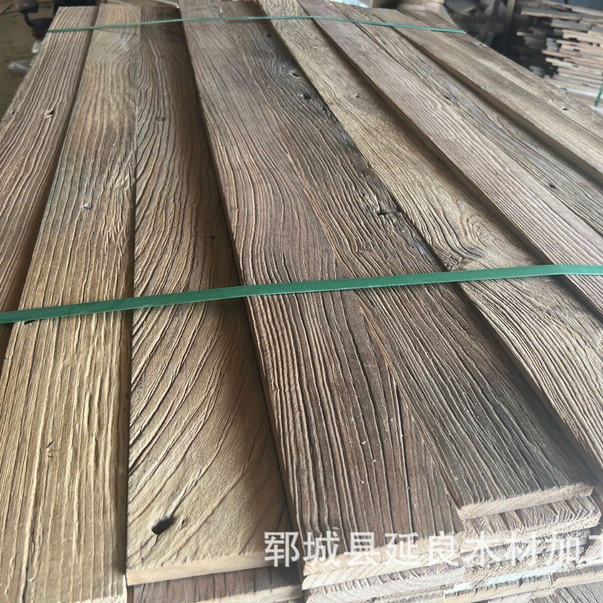 老榆木板材风化木桌面板超市老门板榆木客栈装修货架货柜榆木拼板
