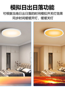 30wled幻彩吸顶灯卧室儿童房电竞房led灯具智能语音