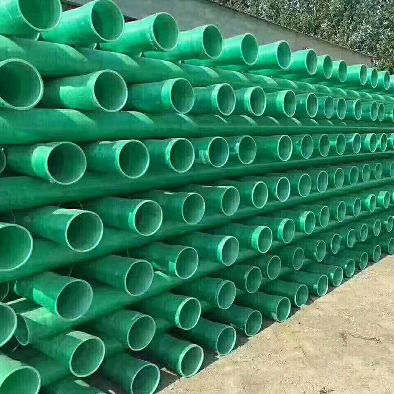 厂家玻璃钢夹砂电力玻璃钢排污管玻璃纤维塑料夹砂管管道穿线管