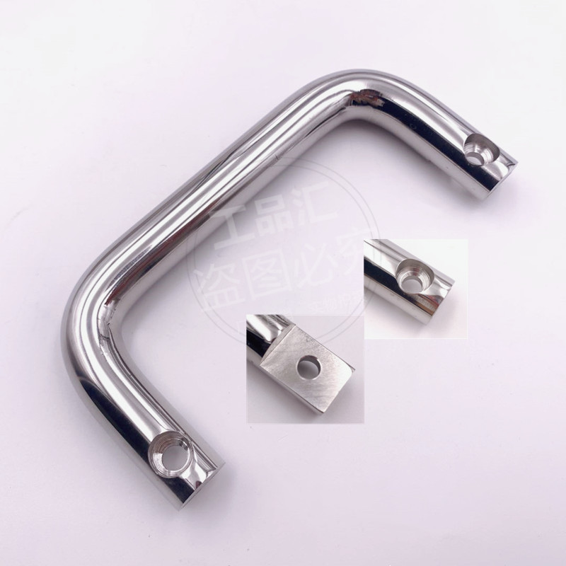 不锈钢工业拉手 大号U型实心侧装把手圆形UWANY120 XAG96/97-L120