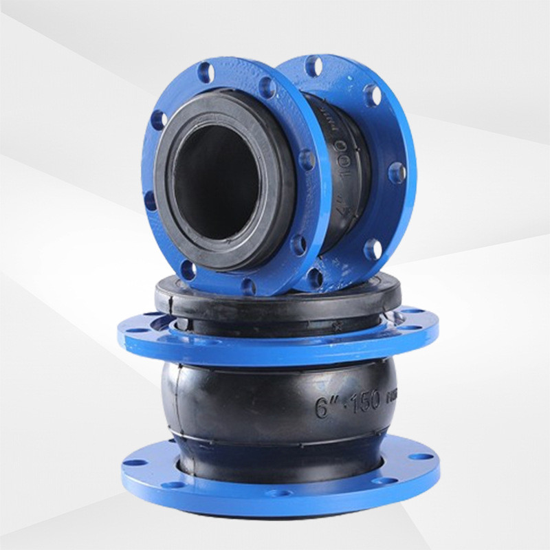 橡胶软连接螺纹连接橡胶接头柔性橡胶接头单球体橡胶软接头