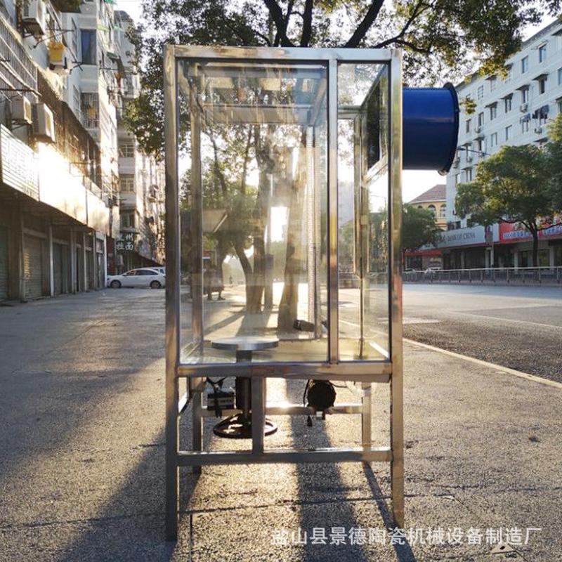 热销喷釉台上釉机电拉坯机喷釉机动电窑练泥机烘干机陶艺设备