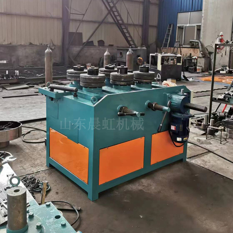 热销液压角铁法兰机管材槽钢卷圆机角钢内外弯设备
