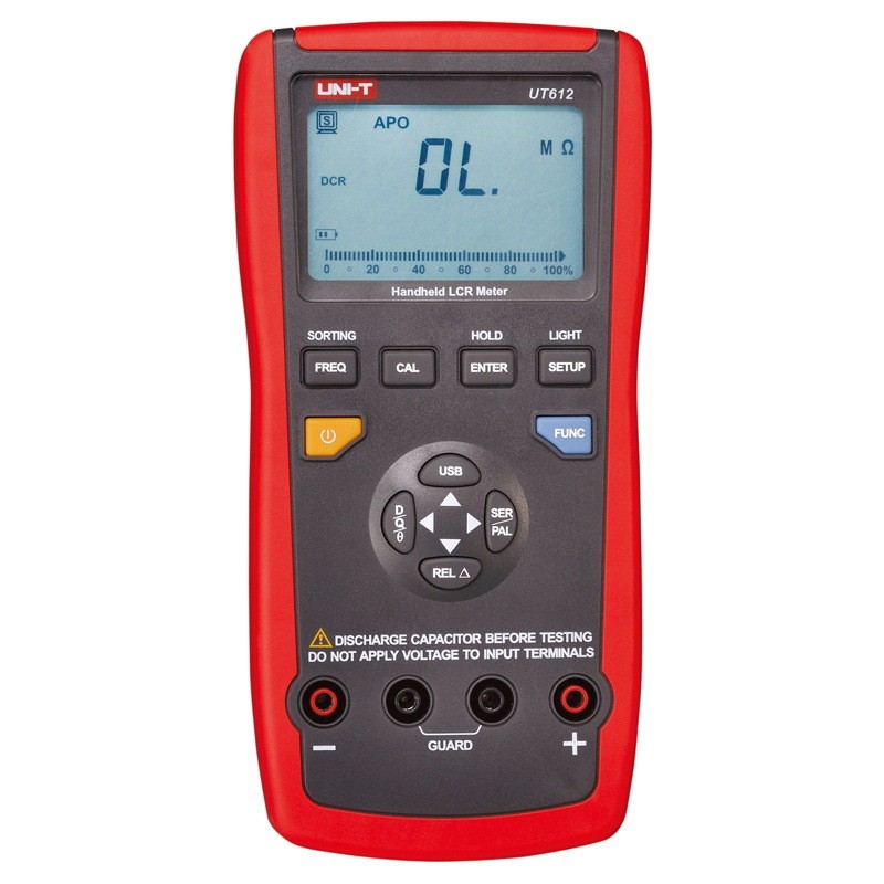 热销优利德UT611/UT612高精度手持LCR数字电桥电容电感电阻表