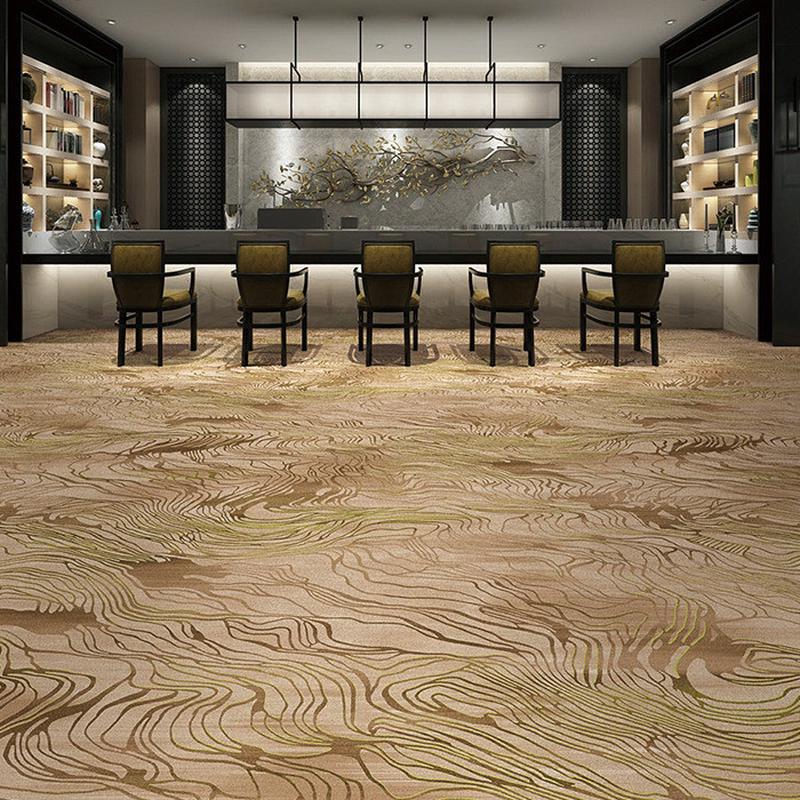 酒店定制尼龙大面积地毯阻燃商用满铺宴会厅防脏尼龙印花地毯图片