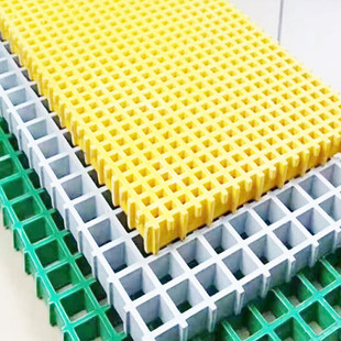 华懋玻璃钢格栅盖板光伏洗车房地网小孔格栅厂家直销走道板格栅